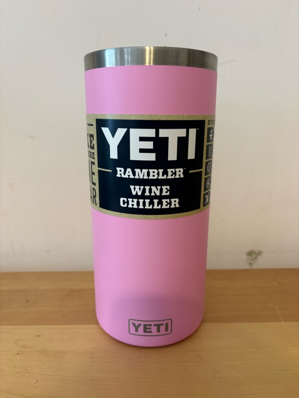 Yeti Rambler Wine Chiller in Bubblegum Pink